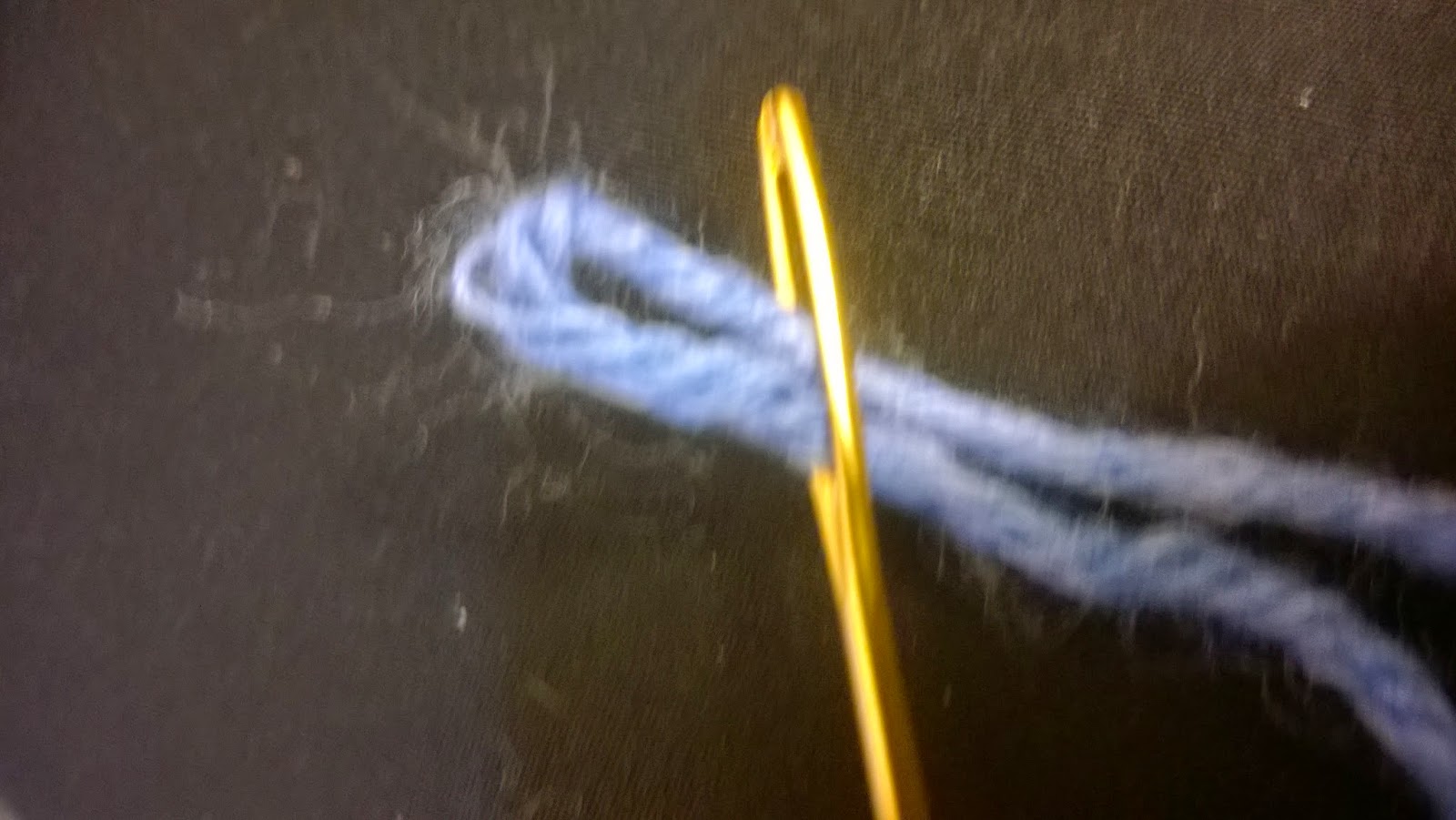 Gardner Street Threading a Needle with Yarn